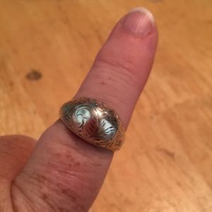 Sterling dome ring